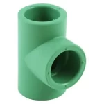 PPR Equal Tee Size 32 mm, Pressure 20 bar, Green Color | Al Zamil Tanks