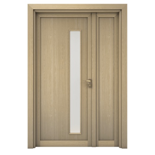 Premium Wooden Door and a Half 160×235 cm Beige, Model GDO5 | 