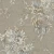 Italian wallpaper floral design 10m x 1.06m, dark beige, model 82863
