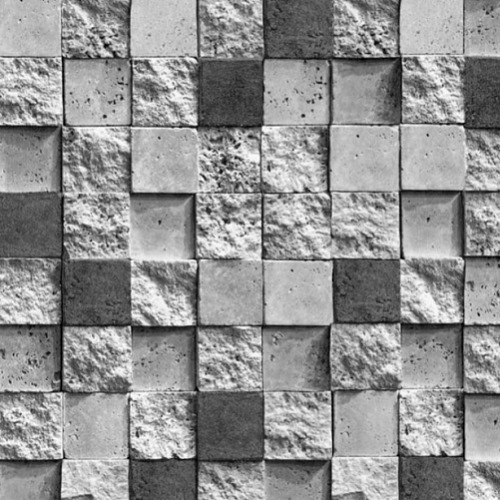 Modern Wall Covering 15.6m x 100cm White with Brown | Luxury line