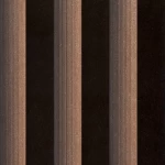 ورق جدران تصميم مقلم لون بيج واسود، طول 10 م، عرض 0.53 م