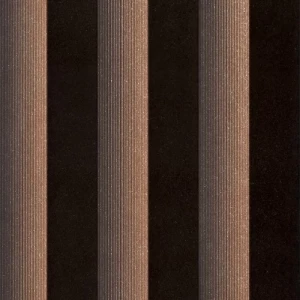 Striped Design Wall Covering 10m x 0.53m Beige and Black | Abyat Company