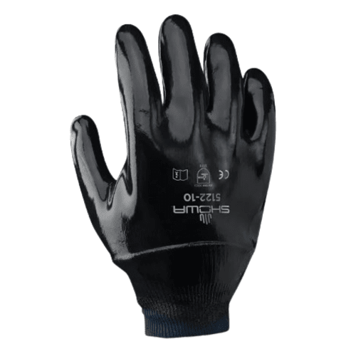 Chemical Protection Gloves Size 9Large Black Color | Reda Safe
