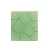 Cement Decorative Tile Panels with Simple Design, Size 40x40 cm, Height 4 cm, Light Green Color | Al Sarif Company