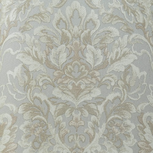 Vinyl Wallpaper Patterned Design 15.6m × 100 cm Gray with Brown | Luxury line