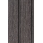 Wood substitute 12 x 290 cm shaped sticks, dark gray color