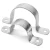 Galvanised C Clamp For Pipe, Size 1 inch | Al Hadara Tower Company