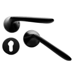 Door Handle Separated With Black Color