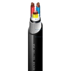 70mm² 3 Core 0.6/1kV Stranded Copper SWA Armoured XLPE Insulated PVC Sheath Cable, 500 m | RESCAB