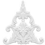 Engraved PU Foam Ceiling Frames, Length 30 cm, Height 28.6 cm, white color | Zakharef combany