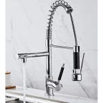 Shaddad Kitchen Mixer With Two Outlets, Chrome