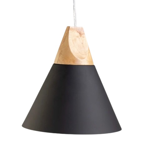 Classic Ceiling Pendant 24x23 cm Black Color | 4063-1