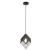 modern hanging light, black color, dimensions length 630 cm and width 18 cm