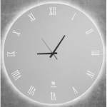 مراية حمام ليد أبيض دائري ، مقاس 70×70  سم، سماكه 4 ملم