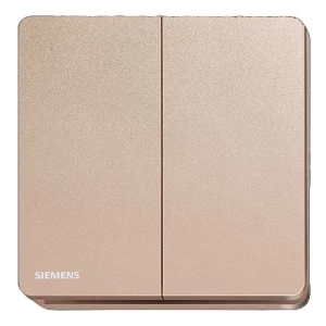مفتاح مزدوج 16 امبير 86×86 مم، ذهبي وردي | Siemens (دلتا أرينا)