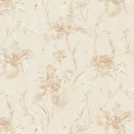 Italian Wallpaper Creamy Color Floral Design, Size 10mx1.06m, Model 82744