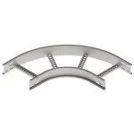 Hot Dip Galvanized Steel Cable Ladder Elbow (OF), 110mm Side, 100mm Width, 41×21mm Channels, 21mm Flange | BAHRA