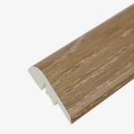 Wooden Parquet End Accessory, Measurements 240x4.5 cm, light Brown