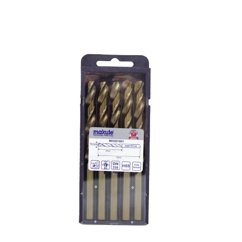 Iron Bits Set Diameter 10 mm, 5 Pieces, Iron Material | Makute