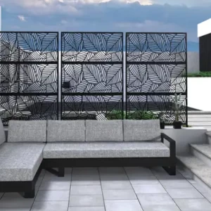 سواتر حديد قص ليزر للخصوصيه اللون اسود مقاس 76*47 فولاذ مجلفن 2 مم | متجر ماتكل