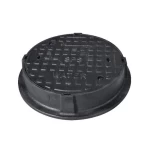 غطاء مانهول حديد زهر 600 مم، دائري الشكل   |     مصنع أنظمة الانابيب السعودي