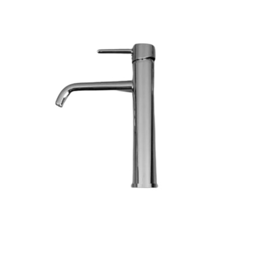 Brass Mixer for Sinks Height 24 cm Depth 19 cm Diameter 4.45 cm 15 Bar Pressure Chrome | 
