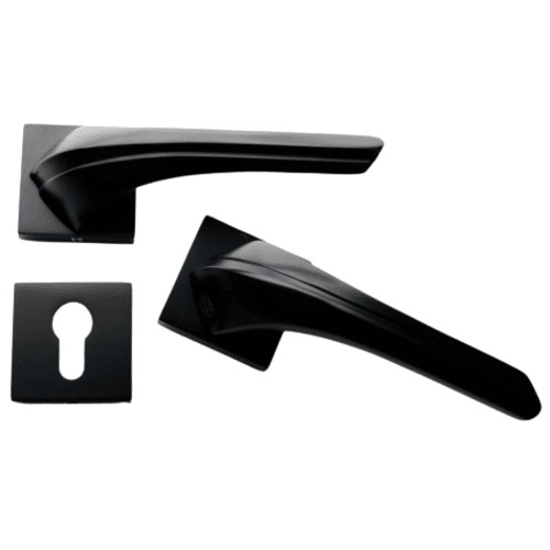 Separated Door Handles Black Color | Dar Al Nijara Company