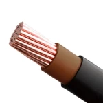185sq mm 0.6/1kV 1C Power Cable, Stranded Copper Conductor, XLPE Insulation, Brown Color, Length 1000 meter | BAHRA