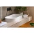 White Alta Counter Porcelain Basin, 40×80×14.5 cm