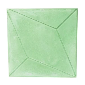 بلاط زينة للارضيات 40×40 سم، سمك 4 سم، لون اخضر فاتح | الصريف لمواد البناء