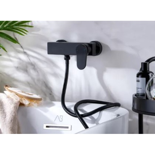Shower Mixer 12×23×23 cm Black Color | Abyat Company