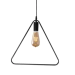 Luxury Design Hanging Light, length 30 cm, width 36 cm, black color 
