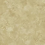 American Wallpaper Dark Beige Color Floral Design, Size 10mx0.53m, Model TB4252