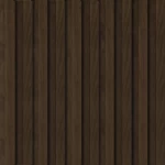 Synthetic Wood Alternative Panels for Wall Decorations, 290 cm Length, 12 cm Width, Dark Brown Color