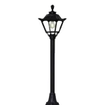 Outdoor Lighting Spotlight for Gardens, Dimensions 124x25 cm, black color