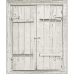 German Wall Decoration, White Color, Length 10 m, Width 0.53 m, Model 525014