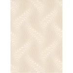 Wavy wallpaper, beige color, length 10 m, width 0.53 m, model 10146-02