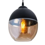  Ceiling Pendant with Decorations, dimensions 30x20 cm, black color