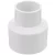 UPVC Reducer Schedule 40 Size 1 1/2×4 inch , White | Al Mona Factory