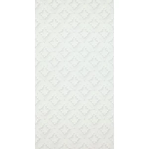 Geometric Wall Covering 0.53m x 10m Off White Color | Balbaid Decor Company