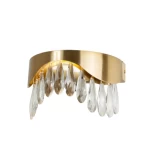 Decorative Wall Sconce, Gold Color, 25 cm Width, 15 cm Length