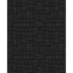 Square PVC carpet tiles, dimensions 50x50 cm, thickness 6 cm, black color, model number DR79