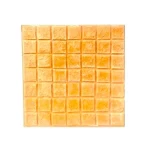 بلاط أسمنتي للأرضيات تصميم مربع، لون أصفر، مقاس 40×40×4 سم | وسد للصناعة