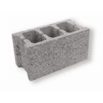 Volcanic Cement Block, Size 40x20x20 cm, Gray Color, thickness 2.5 cm  | Al Wasd Industrial