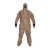 DuPont chemical resistant suit with hooddouble gloves, Size XL, brownish yellow Color