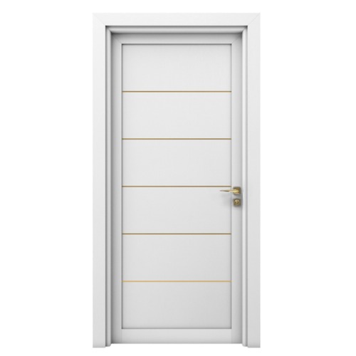 Premium Luxury Wooden Door 235x115 cm, 6 cm Thickness, White Color | GM01