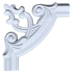 Decorative Foam Edge for Ceiling, Dimensions 20 x 20 cm 