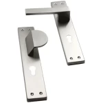 Fixed And Movable Doors Handles Right Direction, Silver Color