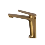 Small Washbasin Mixer 16.7×4.6 cm, Matte Gold