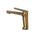 Small Washbasin Mixer 16.7×4.6 cm, Matte Gold